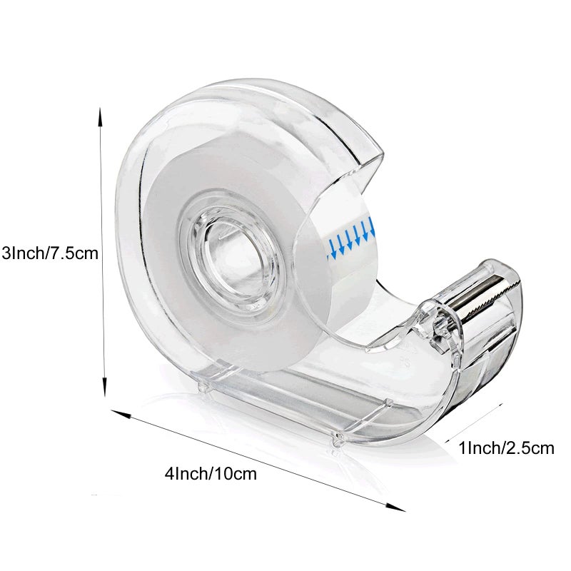 KIDMEN Transparent Tape,Clear Tape for Office,Home,School,5 Dispensered Rolls,0.7 x 1300 Inch - Image 2